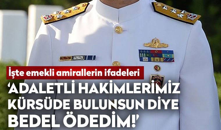 Gözaltındaki emekli amirallerin ifadeleri ortaya çıktı