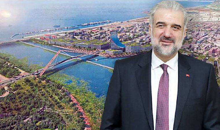 AKP'li başkan Kanal İstanbul diye Boğaçayı projesini paylaştı