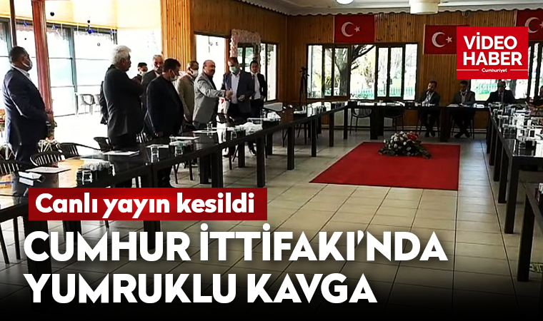 Cumhur İttifakı'nda yumruklu kavga