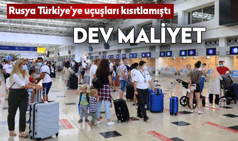 Rusya uçuşları kısıtladı: 350 milyon euro maliyet çıktı