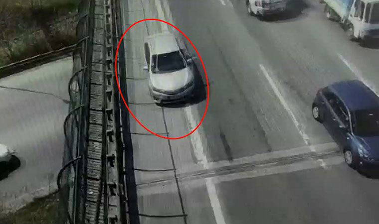 Trafikte skandal görüntüler! Drone'a böyle yakalandı