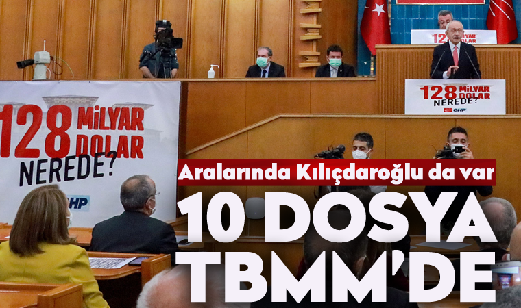 Son dakika haberi... Kılıçdaroğlu'nun da aralarında bulunduğu 10 milletvekilinin dokunulmazlık dosyası TBMM'de