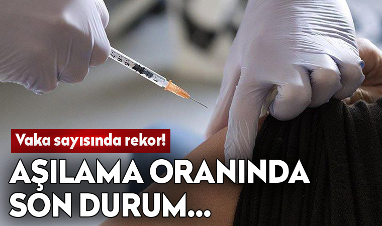 Vaka sayısında rekorun ardından Türkiye'de kaç kişi aşılandı?