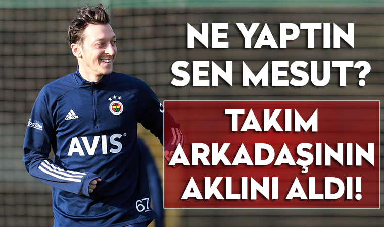 Mesut Fenerbahçe antrenmanında önce çalım attı, sonra özür diledi