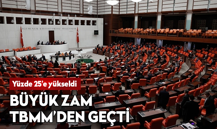 Kurumlar vergisine büyük zam Meclis'ten geçti!