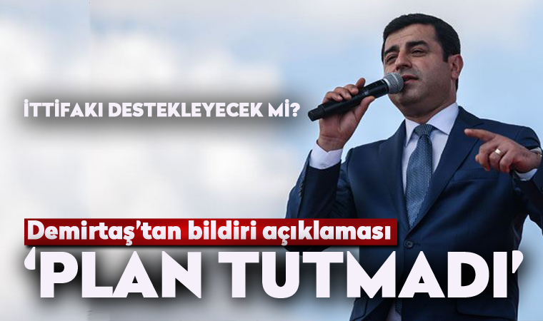 Selahattin Demirtaş'tan 104 emekli amiral hakkında açıklama