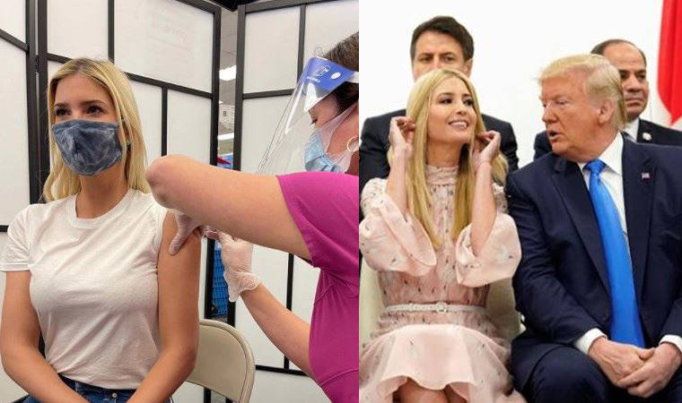 Donald Trump’ın kızı Ivanka Trump'a aşı tepkisi