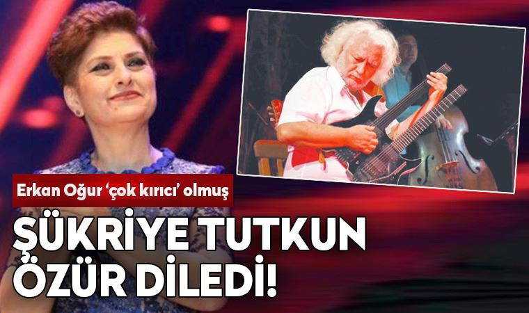 Erkan Oğur 'hatalıyım' dedi, Şükriye Tutkun Kalın'dan 'özür' diledi