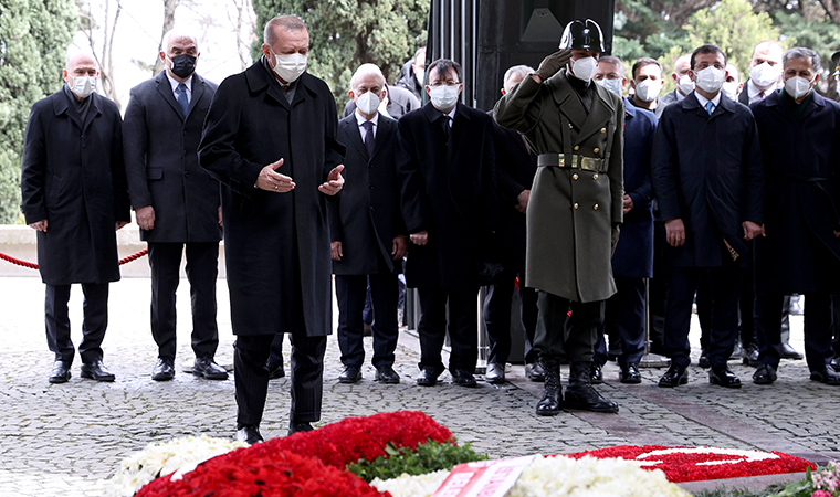 Erdoğan ve İmamoğlu anmada bir arada