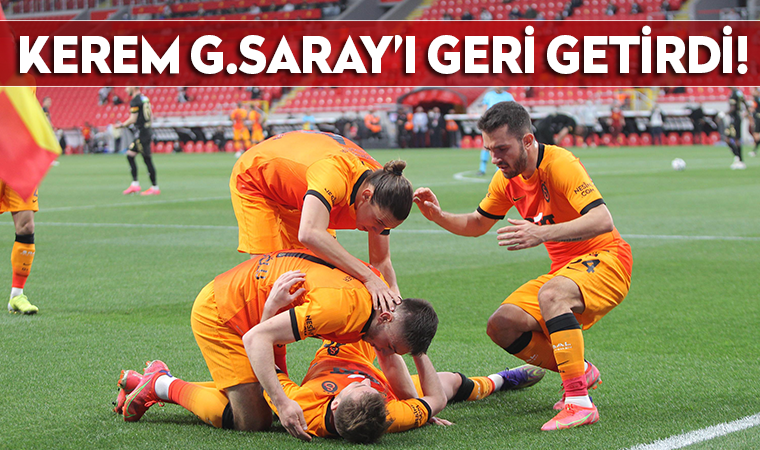 Kerem Galatasaray'ı geri getirdi! | Göztepe 1-3 Galatasaray