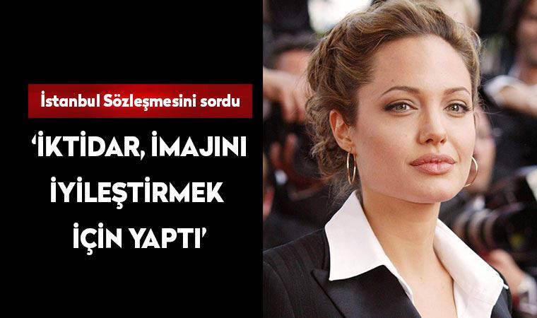 Angelina Jolie, Elif Şafak'la İstanbul Sözleşmesi'ni konuştu