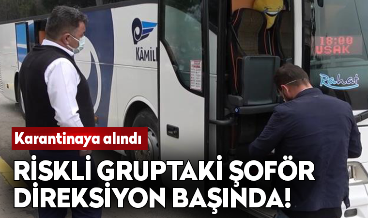 Riskli gruptaki şoför, direksiyon başında yakalandı