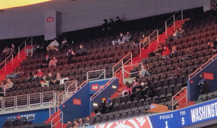 Washington'da NBA taraftarları aylar sonra takımına kavuştu