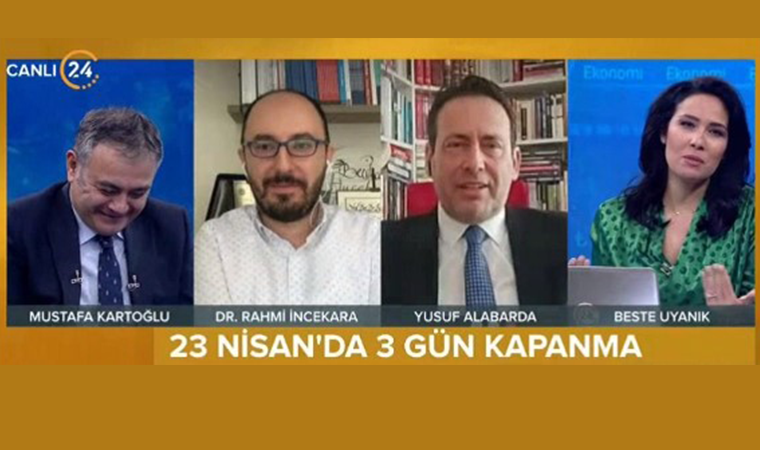 Canlı yayında tuhaf sesler...  