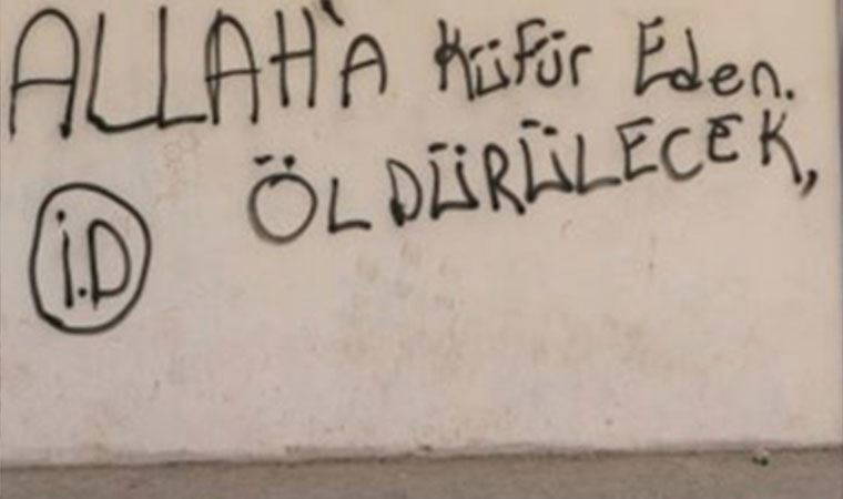 Diyarbakır’da IŞİD imzalı duvar yazıları: 