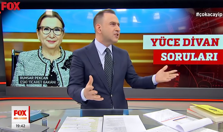 FOX Haber sunucusu Selçuk Tepeli rejiye sinirlendi! ‘Şunu bitirebilir miyim lütfen'