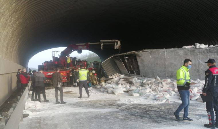 Kuzey Marmara Otoyolu'nda feci kaza