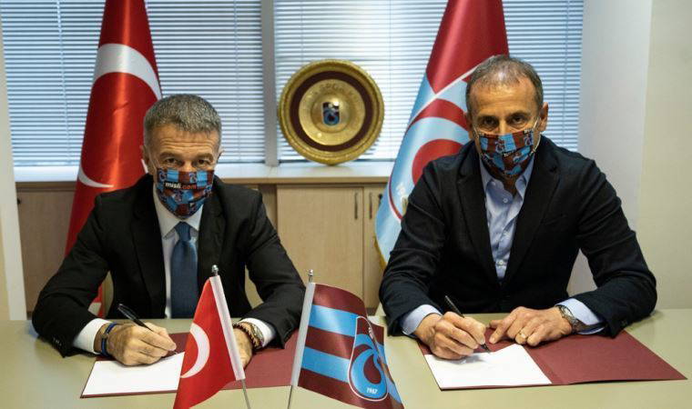 Trabzonspor Kulübü Başkanı Ağaoğlu, teknik direktör Avcı ile bir araya geldi