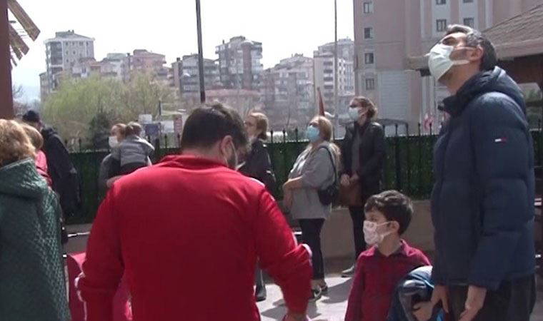 Ataşehir'de 14 katlı binada yangın paniği