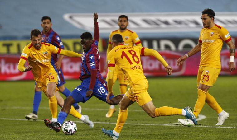 Trabzonspor, sahasında Kayserispor'a takıldı