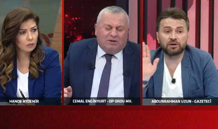 Cemal Enginyurt ve Abdurrahman Uzun birbirine girdi: AKP'liyim de, çıkıp da gazeteciyim deme bana!