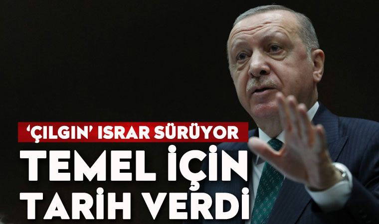 Erdoğan, Kanal İstanbul'un temel atma töreni için tarih verdi