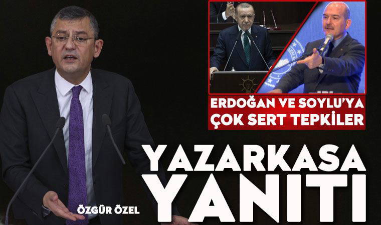 Özgür Özel'den Erdoğan ve Soylu'ya çok sert ifadeler: Millette yazarkasa atacak hal mi kaldı?