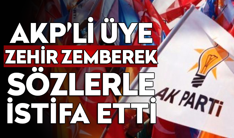 Yunusemre Belediyesi'nin AKP'li üyesi Hamza Durmuş çok sert suçlamalarla istifa etti