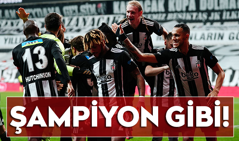 Beşiktaş şampiyon gibi! | Beşiktaş 7-0 Hatayspor
