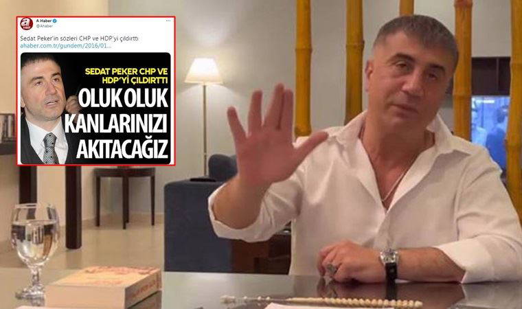AKP medyasının Sedat Peker arşivi: 