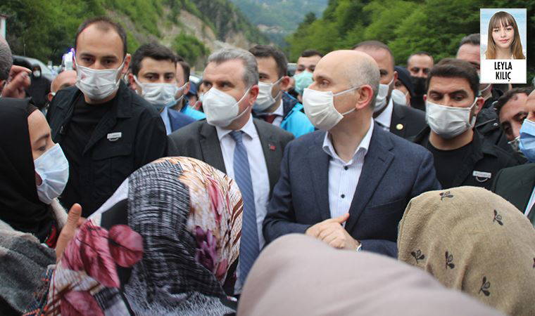 İkizdere’de Bakan gelmeden kesilen ağaçlar ortadan kaldırıldı