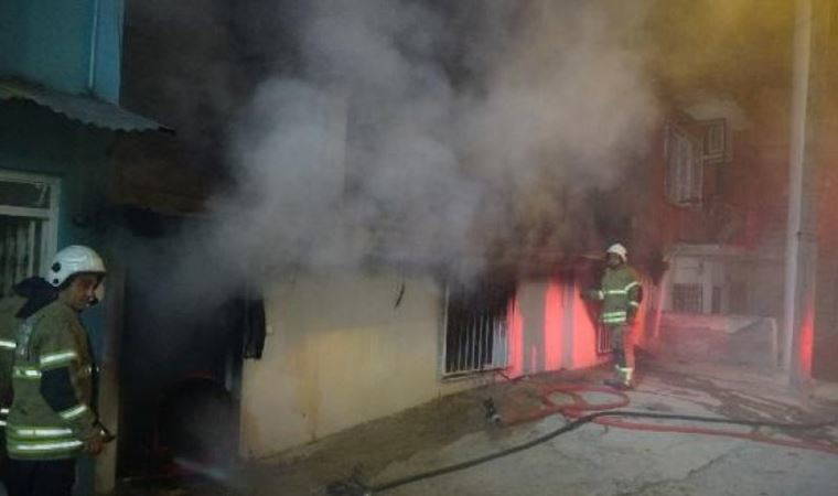 Babası uyurken evi ateşe verdi!