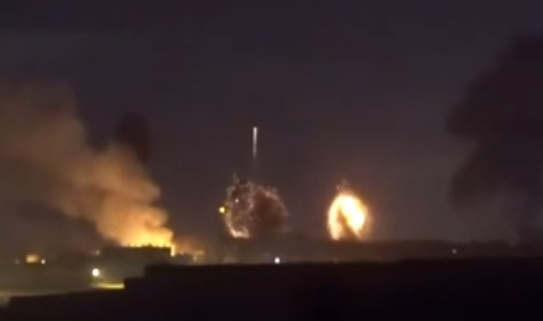 İsrail, Gazze'ye bomba yağdırdığı anların görüntülerini yayınladı