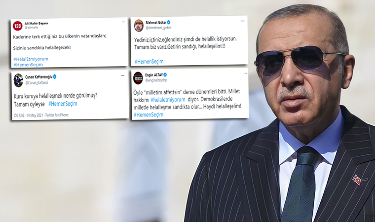 Erdoğan konuştu, sosyal medya ayağa kalktı: #HemenSeçim
