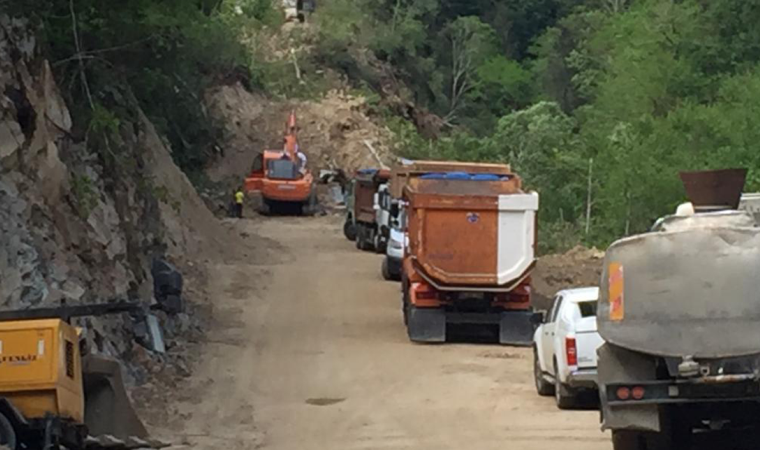 İşkencedere Vadsi'nde içme suyu alınan dere çamur aktı