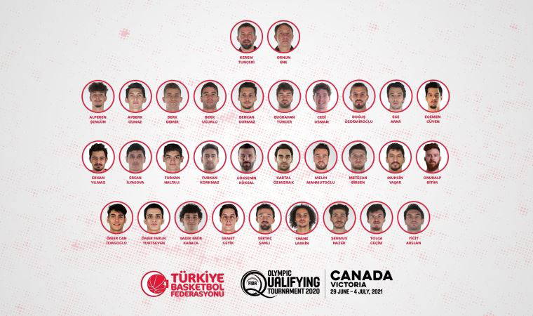 Basketbolda milli takımın Olimpiyat Elemeleri aday kadrosu belli!