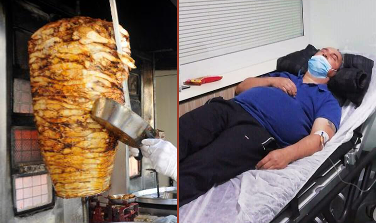 Tavuk dönerden zehirlenen 9 kişi hastaneye başvurdu