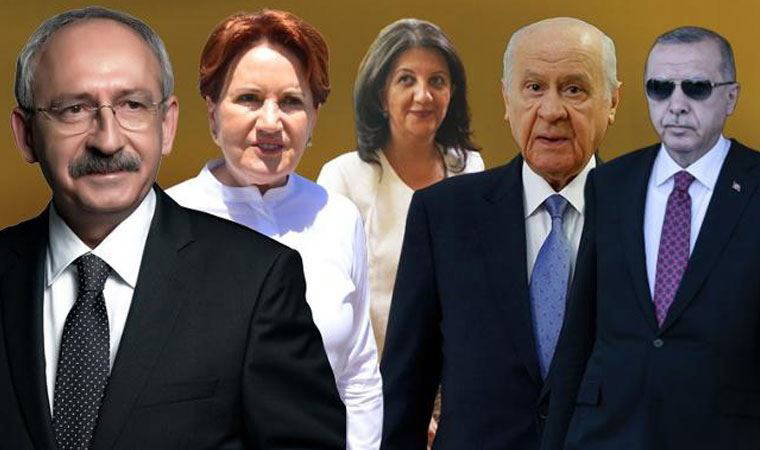 MetroPOLL siyasilerin beğeni düzeyi anketini paylaştı! Erdoğan - Akşener kafa kafaya