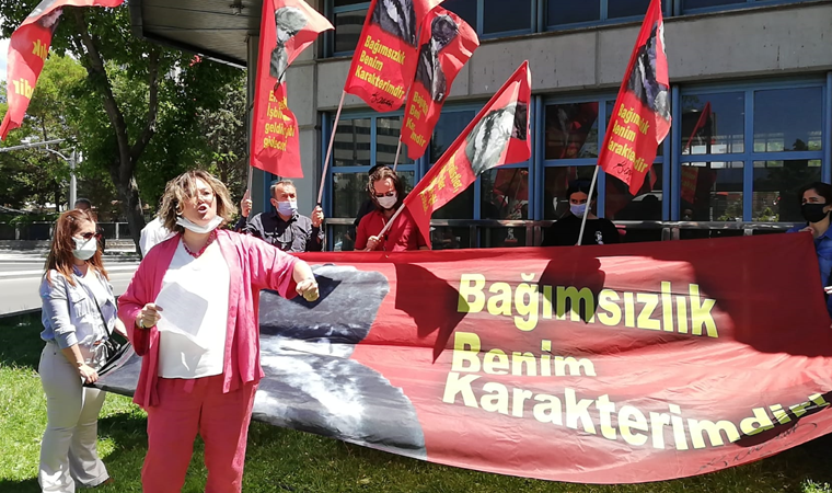 HKP isyan etti: Atatürk'ün o sözlerine yine engelleme