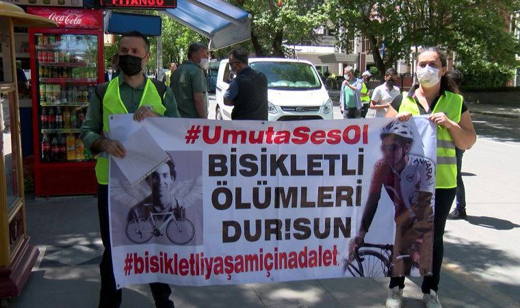 Kazada ölen bisiklet sporcusu Umut'un ailesi eylem başlattı