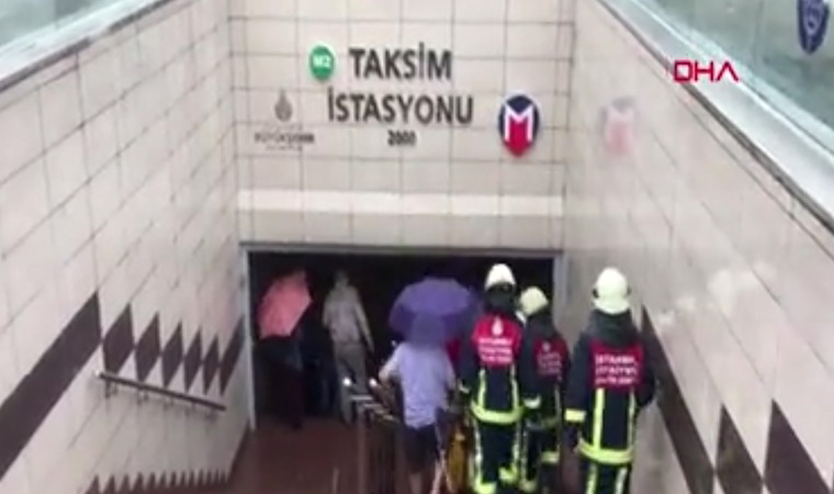 Son dakika gelişmesi: Taksim Metro İstasyonu'nda intihar girişimi... Seferler durdu