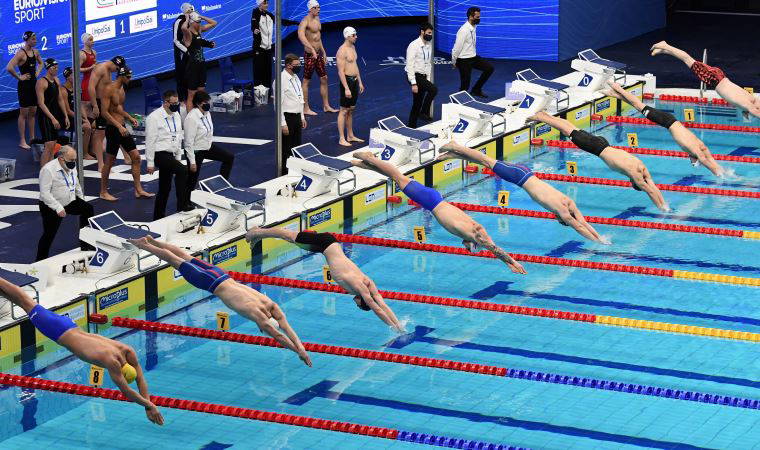 Milli sporcularımız, Avrupa Yüzme Şampiyonası'na veda etti