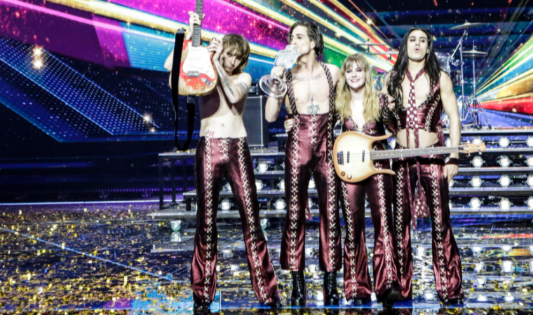 Eurovision Şarkı Yarışması'nı Maneskin rock grubu kazandı