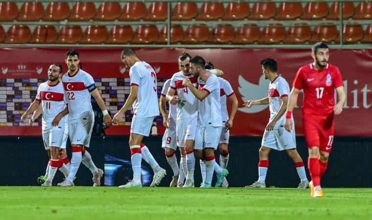 Türkiye Milli Takımı Azerbaycan'ı 2-1 mağlup etti