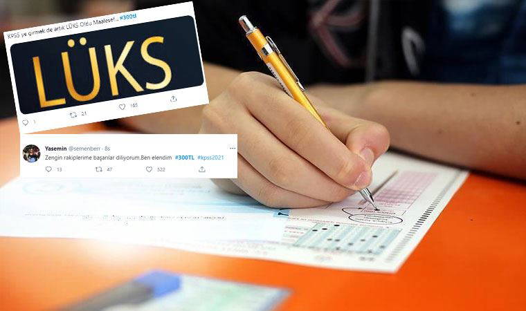 KPSS için 300 TL sınav ücreti istenmesine sosyal medyadan tepki!