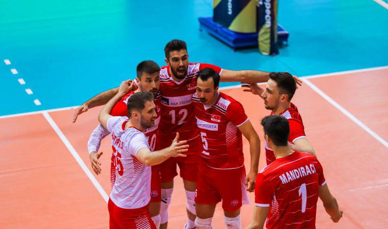 A Milli Erkek Voleybol Takımı, Avrupa Altın Ligi'ne galibiyetle başladı