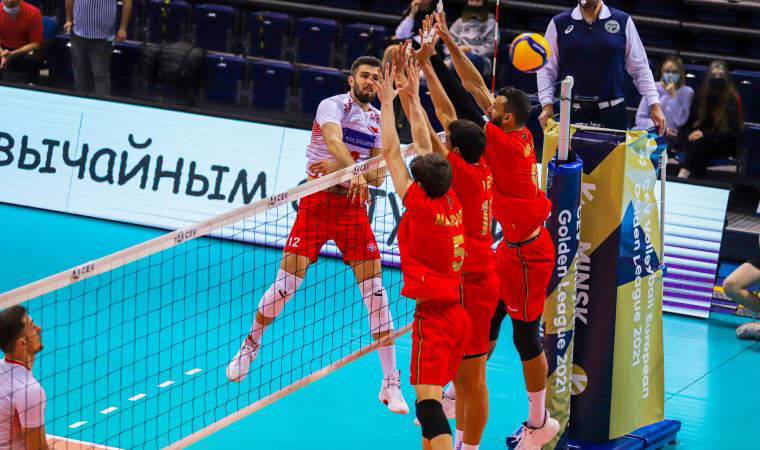 A Milli Erkek Voleybol Takımı, Portekiz'i set vermeden geçti
