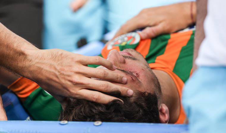 Alanyaspor'da yüzüne darbe alan Salih Uçan'dan kötü haber geldi