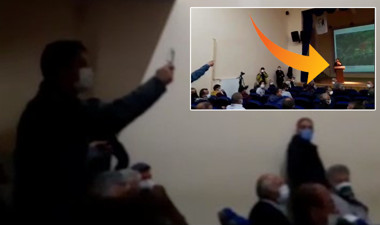 Kürsüdeki yetkiliyi şoke eden 'Cengiz İnşaat' tepkisi