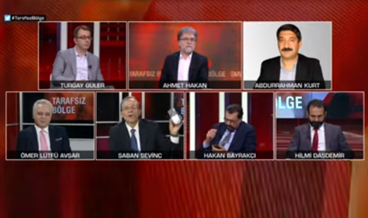 CNN Türk canlı yayınında kavga! Ahmet Hakan zor anlar yaşadı